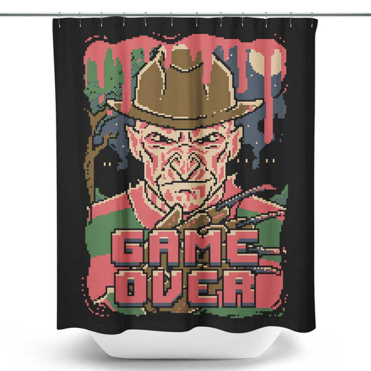 Pixel Nightmare - Shower Curtain