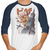 Pizza King - 3/4 Sleeve Raglan T-Shirt