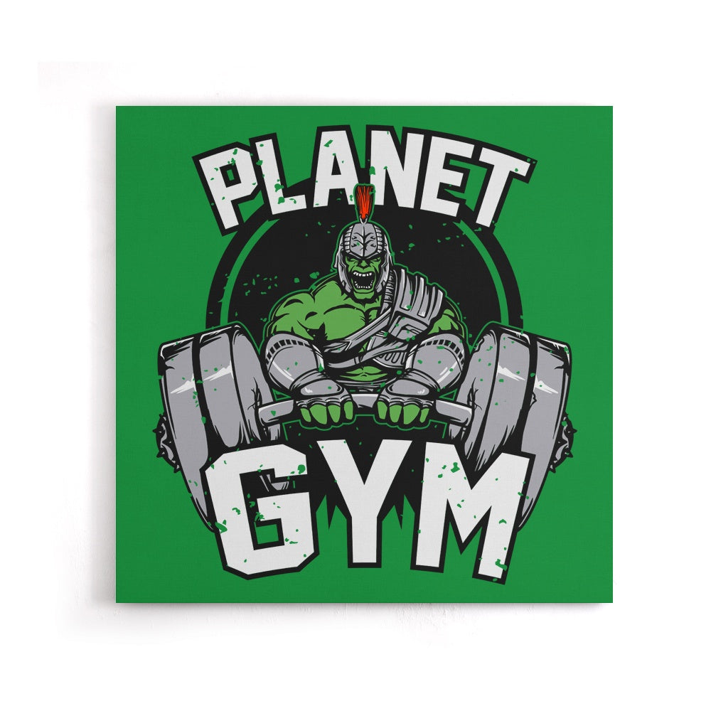 Planet Gym - Canvas Print