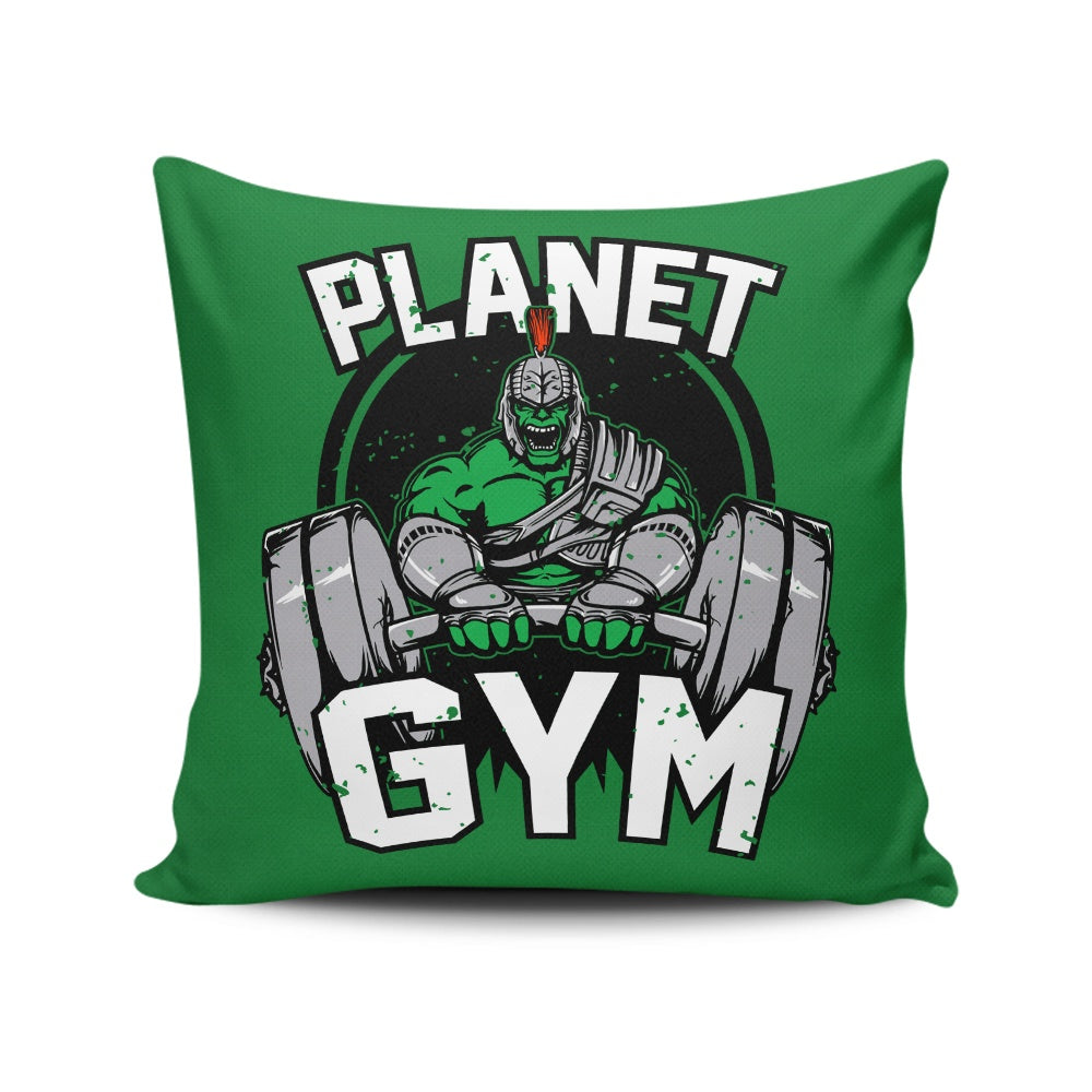 Planet Gym - Throw Pillow