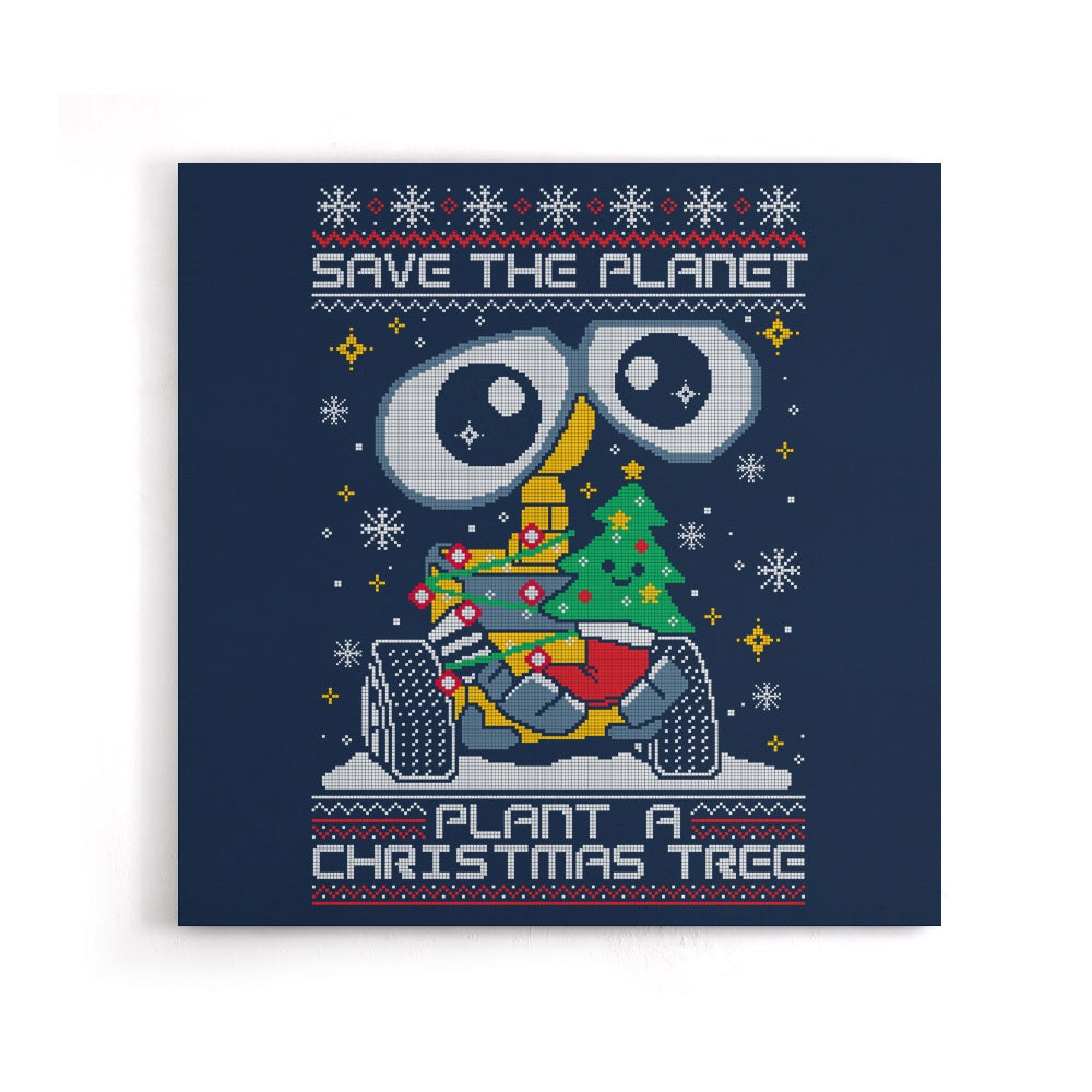 Plant a Christmas Tree - Canvas Print