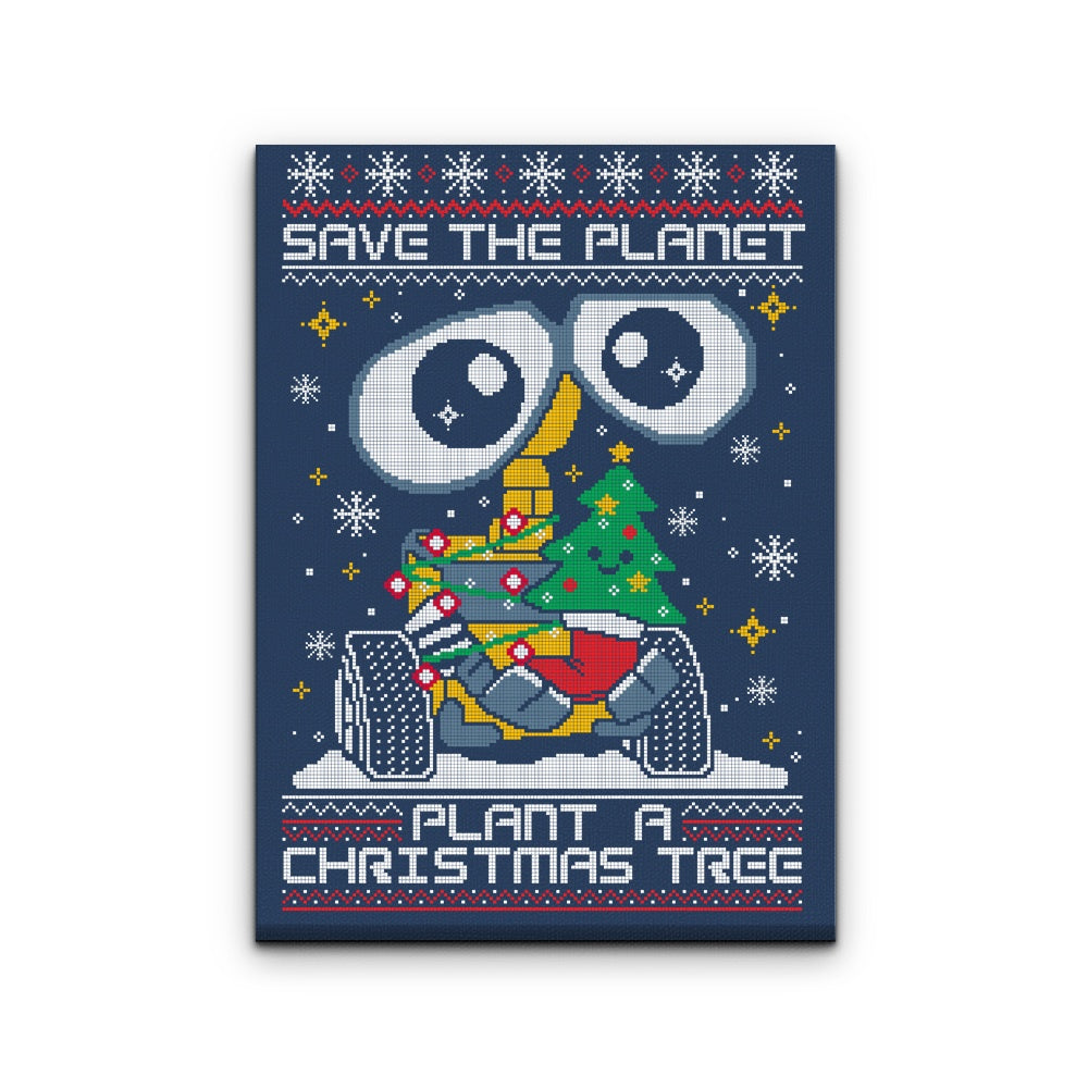 Plant a Christmas Tree - Canvas Print