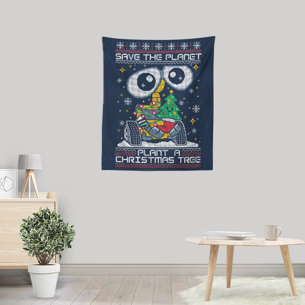 Plant a Christmas Tree - Wall Tapestry
