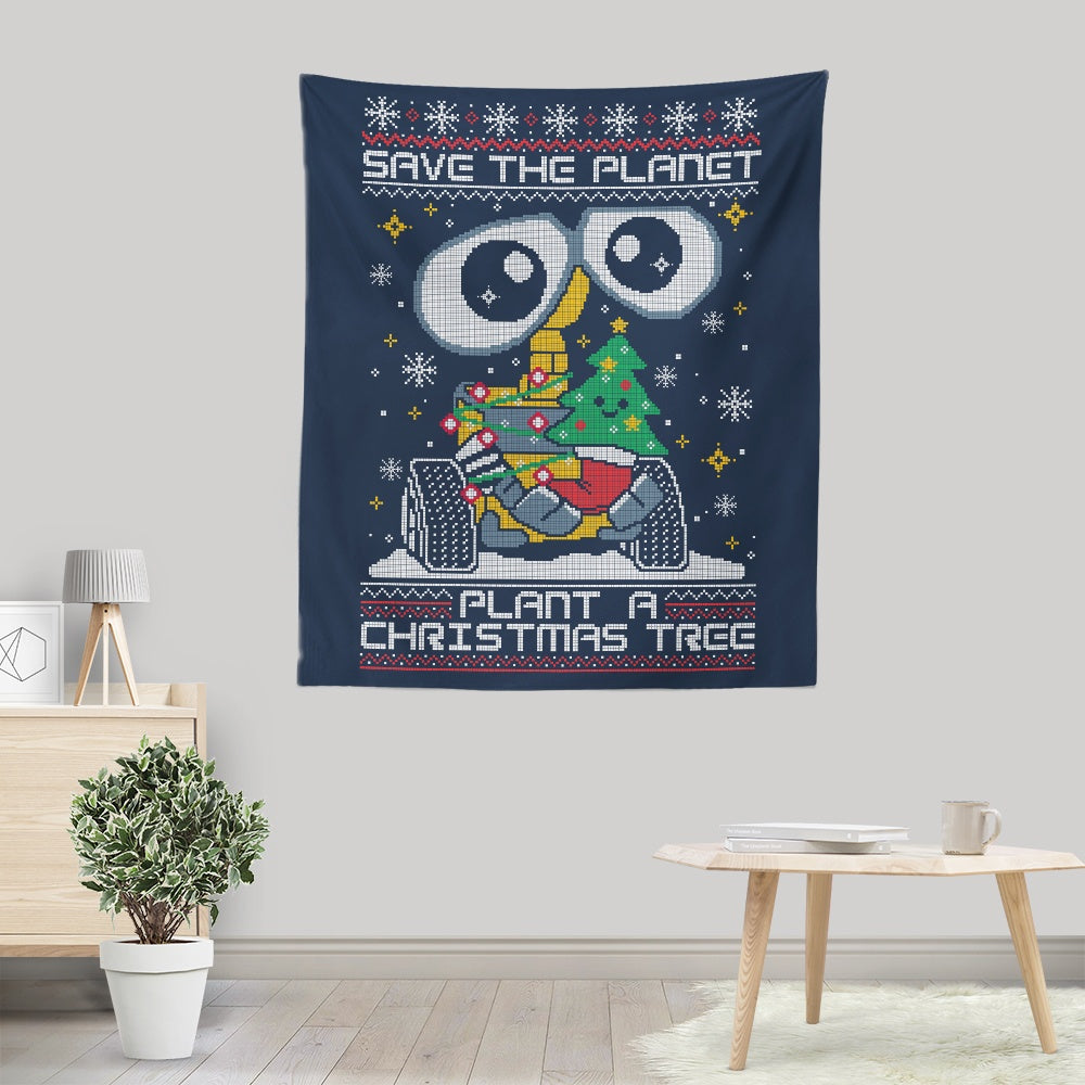 Plant a Christmas Tree - Wall Tapestry