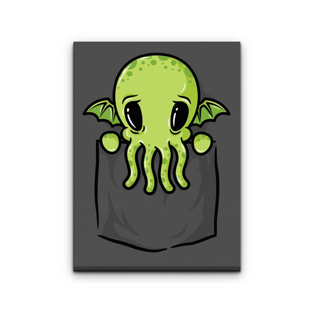 Pocket Cthulhu - Canvas Print