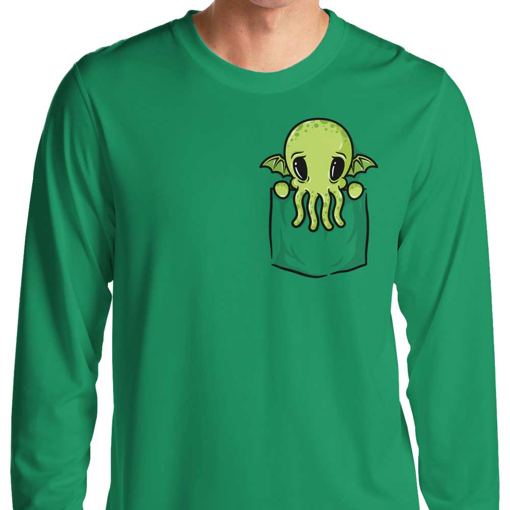 Pocket Cthulhu - Long Sleeve T-Shirt