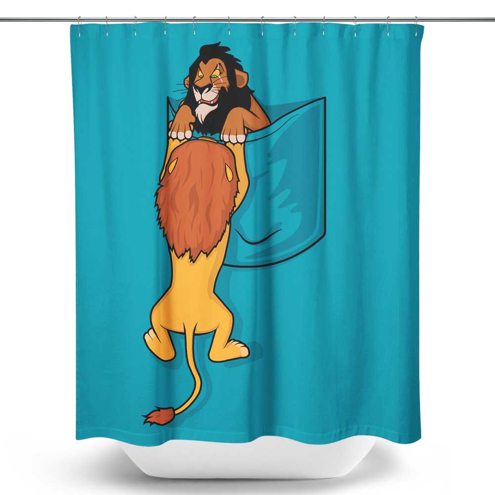 Pocket King - Shower Curtain