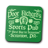 Poor Richards Pub - Coasters
