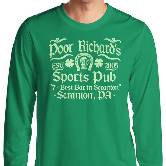 Poor Richards Pub - Long Sleeve T-Shirt
