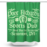 Poor Richards Pub - Shower Curtain