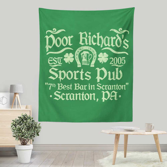 Poor Richards Pub - Wall Tapestry