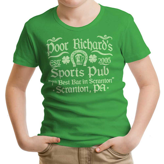 Poor Richards Pub - Youth Apparel