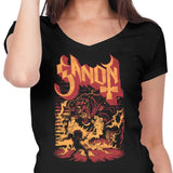 Power and Darkness - Women's V-Neck