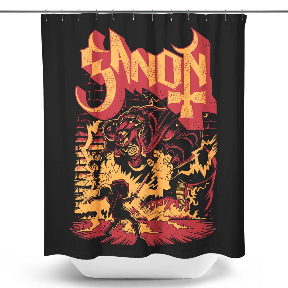 Power and Darkness - Shower Curtain
