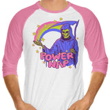 Power Nap - 3/4 Sleeve Raglan T-Shirt