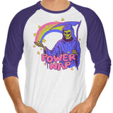 Power Nap - 3/4 Sleeve Raglan T-Shirt