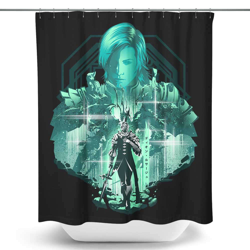 Power of Bahumut - Shower Curtain