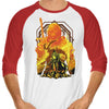 Power of Ifrit - 3/4 Sleeve Raglan T-Shirt