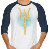 Power of the Sea - 3/4 Sleeve Raglan T-Shirt