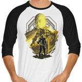 Power of Titan - 3/4 Sleeve Raglan T-Shirt