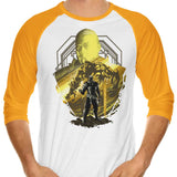 Power of Titan - 3/4 Sleeve Raglan T-Shirt