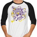 Power Ups - 3/4 Sleeve Raglan T-Shirt