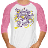 Power Ups - 3/4 Sleeve Raglan T-Shirt