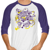 Power Ups - 3/4 Sleeve Raglan T-Shirt