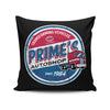 Prime's Auto Shop - Throw Pillow