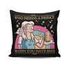 Princess Priorities - Throw Pillow