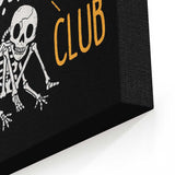 Procrastination Fan Club - Canvas Print