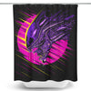 Psychedelic Alien - Shower Curtain