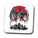 Pteranodan Rising Sumi-e - Coasters