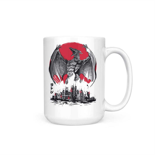 Pteranodan Rising Sumi-e - Mug
