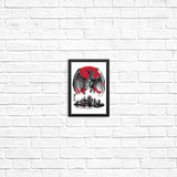 Pteranodan Rising Sumi-e - Posters & Prints