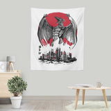 Pteranodan Rising Sumi-e - Wall Tapestry
