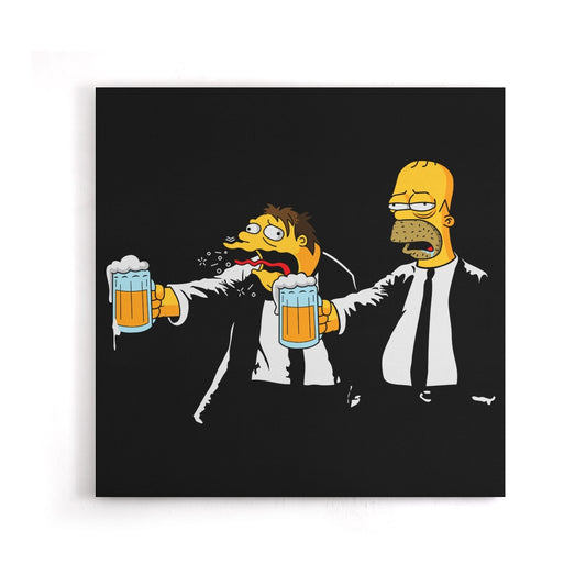 Pulp Simpson (Alt) - Canvas Print