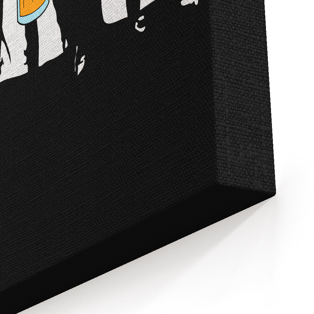 Pulp Simpson (Alt) - Canvas Print