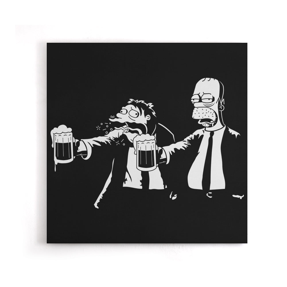 Pulp Simpson - Canvas Print