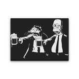 Pulp Simpson - Canvas Print