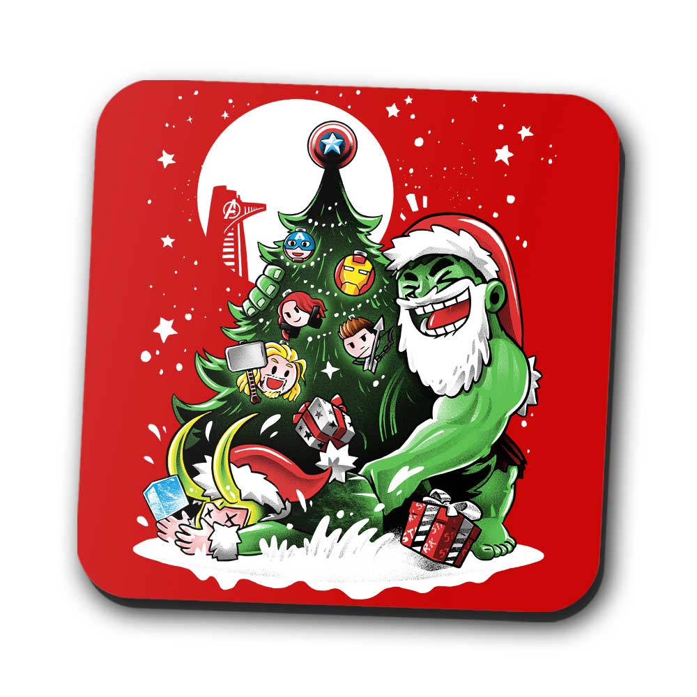Puny God Christmas - Coasters