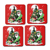 Puny God Christmas - Coasters