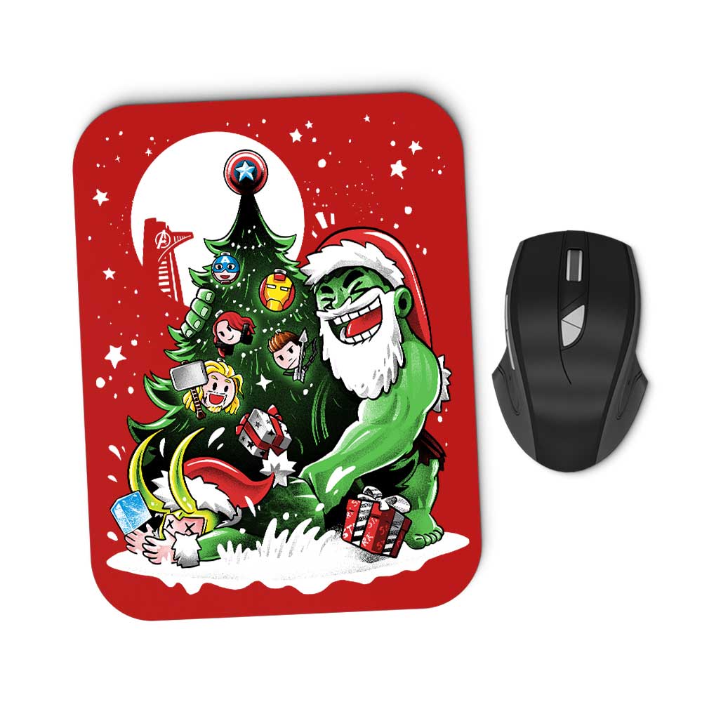 Puny God Christmas - Mousepad