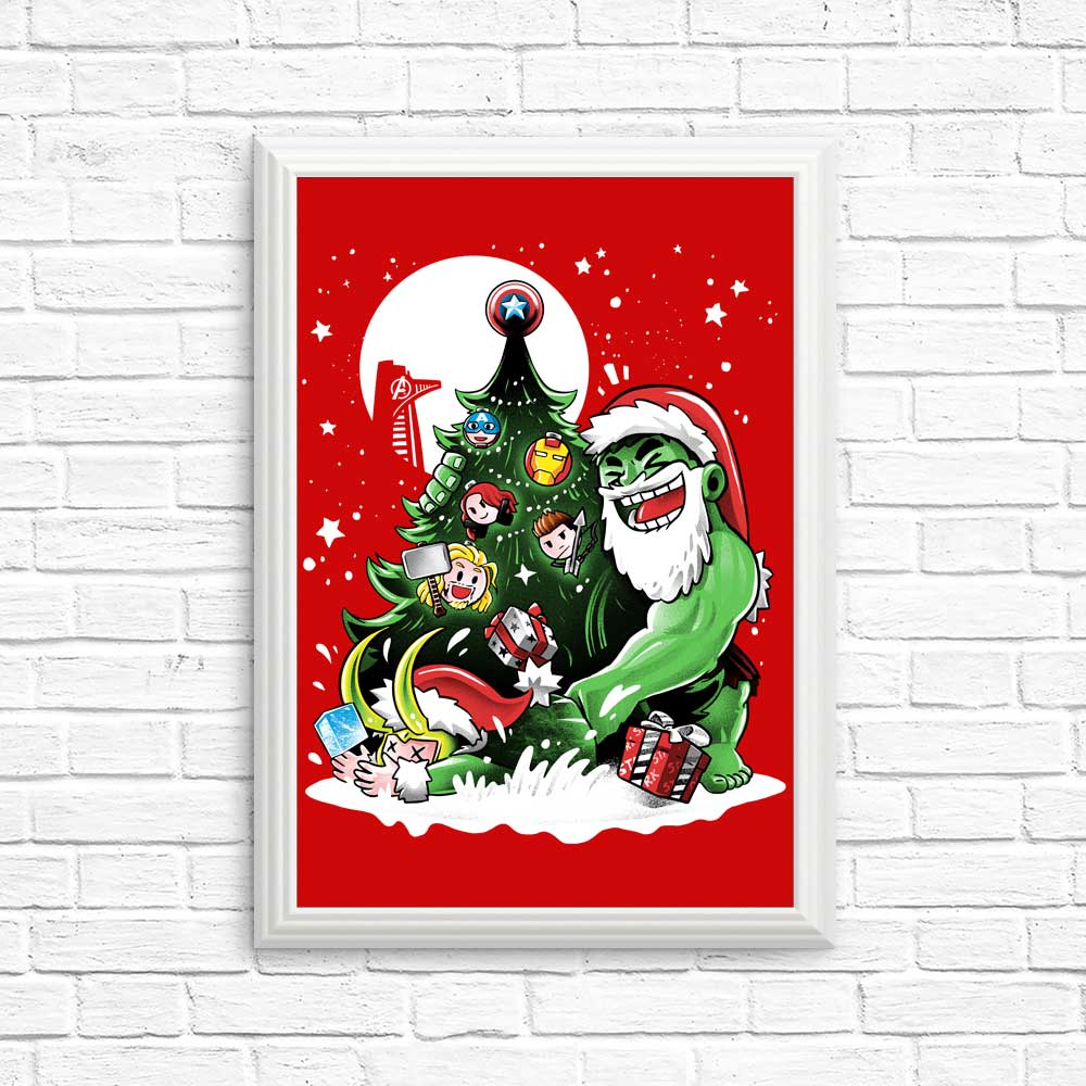 Puny God Christmas - Posters & Prints