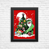 Puny God Christmas - Posters & Prints