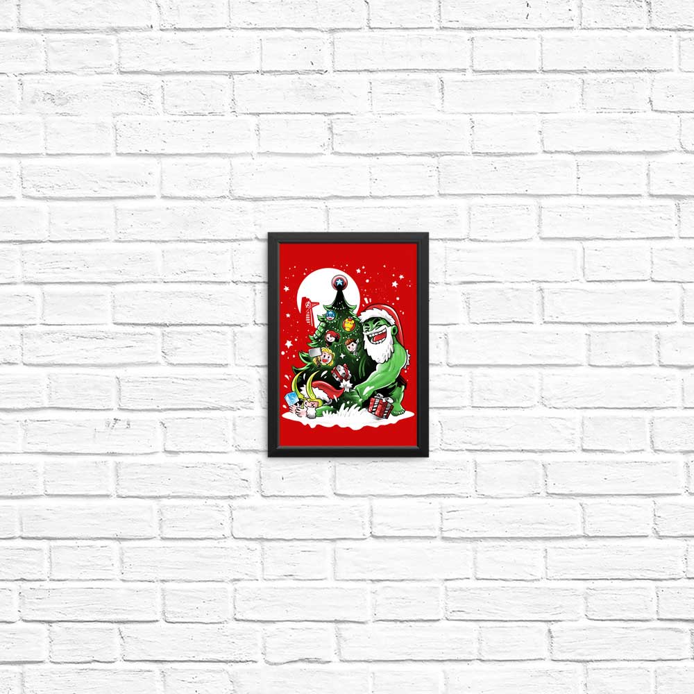 Puny God Christmas - Posters & Prints
