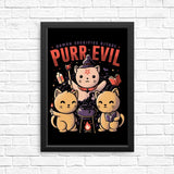 Purr Evil - Posters & Prints