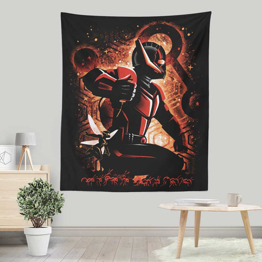 Quantum Hero - Wall Tapestry