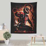 Quantum Hero - Wall Tapestry