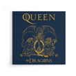 Queen of Dragons - Canvas Print